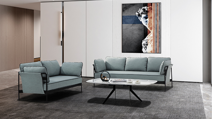 布藝辦公沙發(fā)