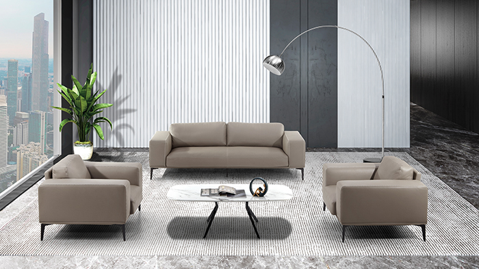 真皮辦公沙發(fā)